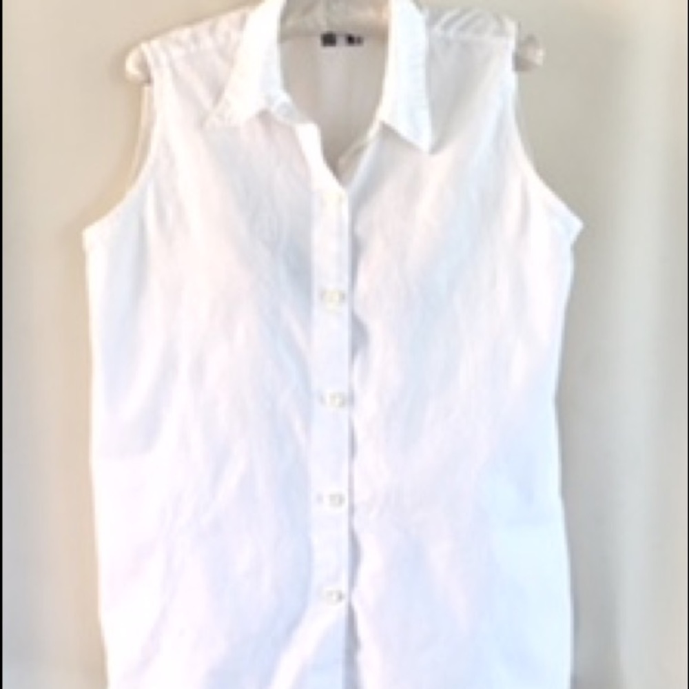 🌹3for$20 HG💙NY White Cotton Embroidered Blouse